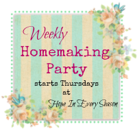 Homemaking Party button