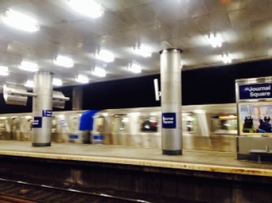 NYC train platform