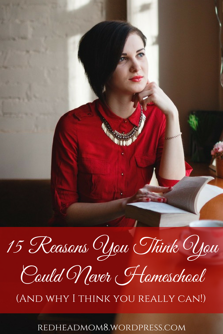 15 Reasons You Think You Could Never Homeschool